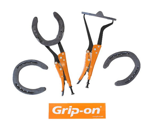 Tenaza Herrador Bocas Curvas Mordaza Grip 828